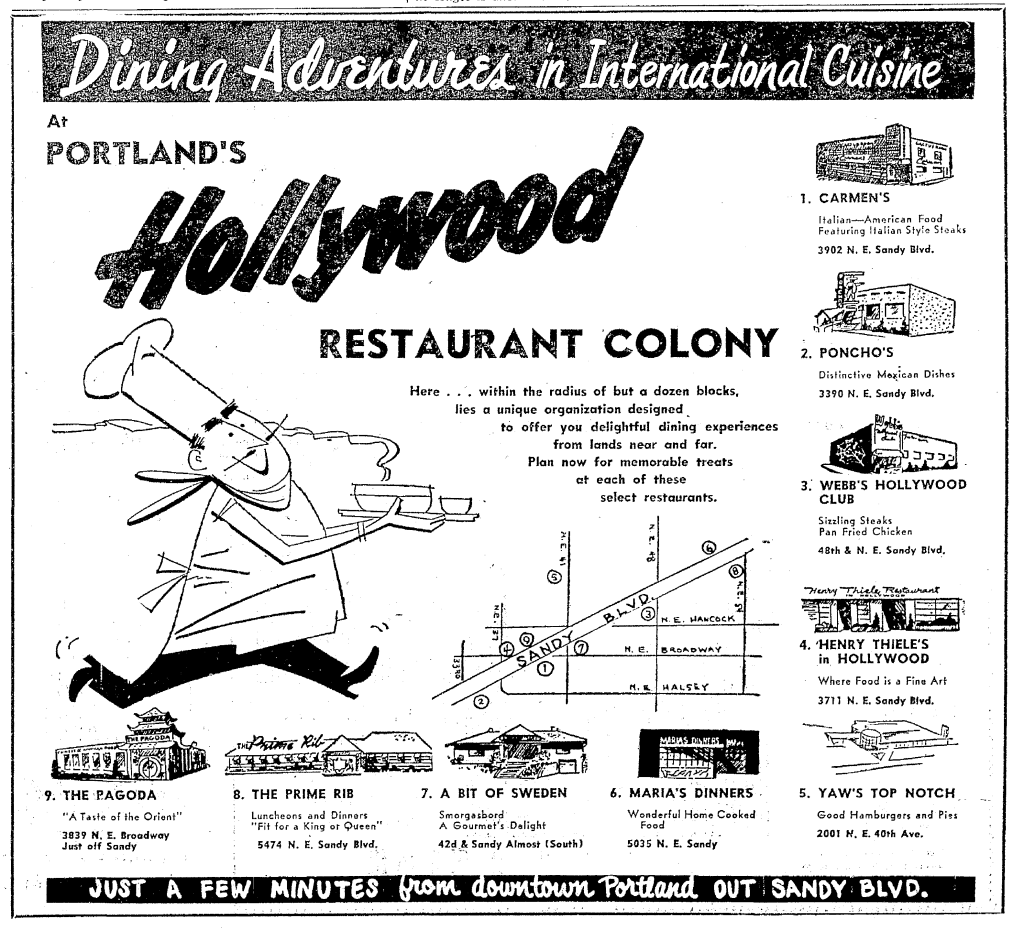 Hollywood restaurant Colony